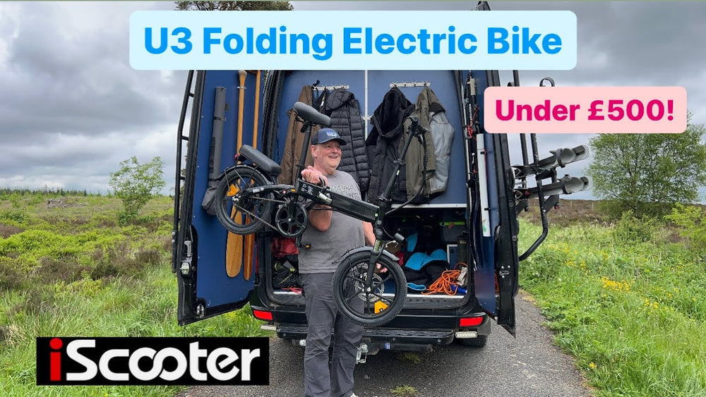 The iScooter U3 Folding E-bike for VanLife!