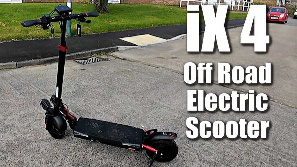 The flash iScooter iX4 Off Road Electric Scooter with excellent performance and LED screen design